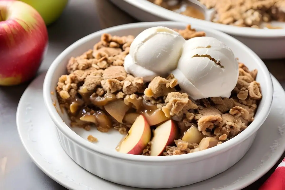 apple crisp recipe without oats