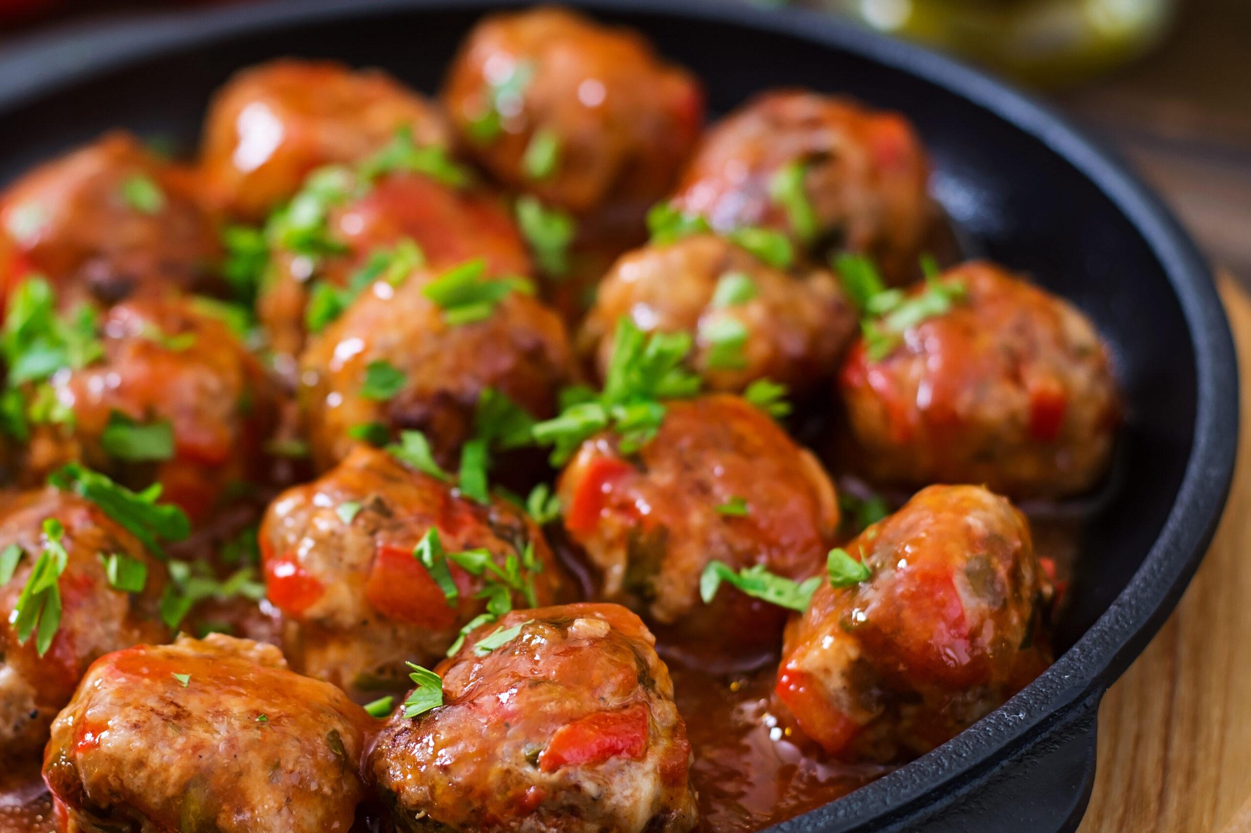 French Onion Meatballs