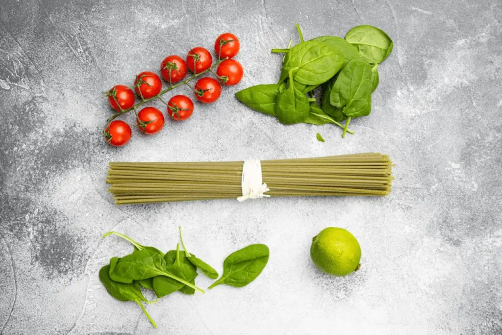 green spaghetti recipe