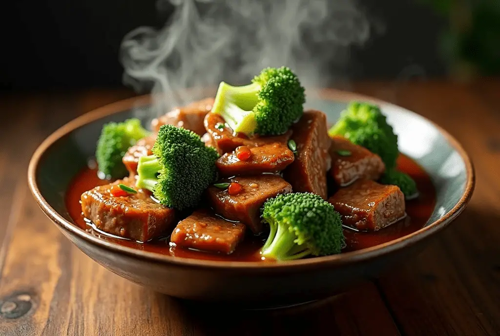 Slow Cooker Honey Garlic Beef and Broccoli
