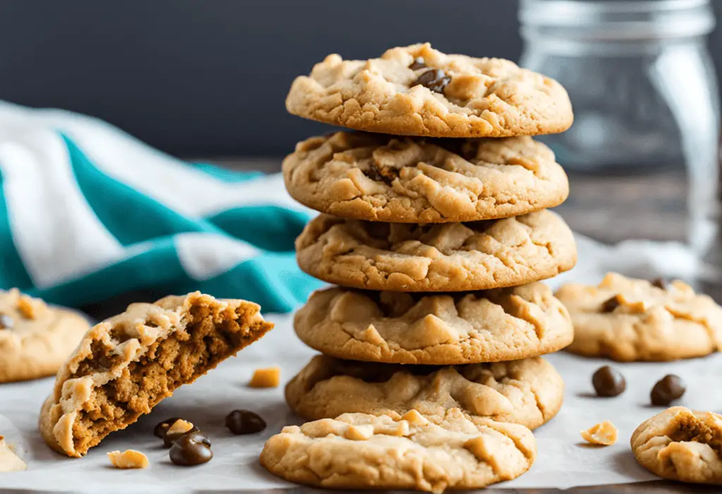 Soft & Chewy Nutter Butter Crinkle Cookies