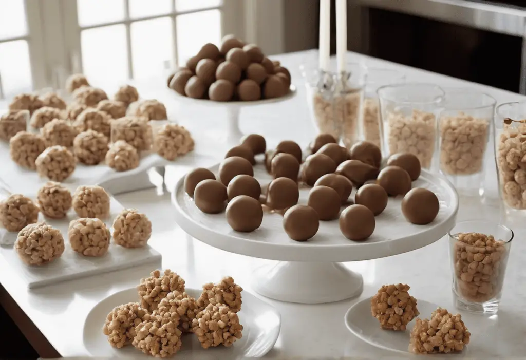 Peanut Butter Balls with Rice Krispies