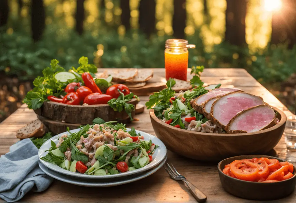 smoky ham salad,