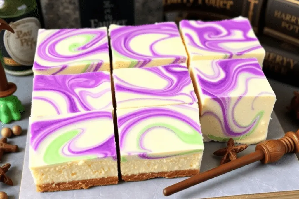 Harry Potter's Polyjuice Potion Vanilla Bean Butterbeer Cheesecake Bars: A Magical Dessert Recipe