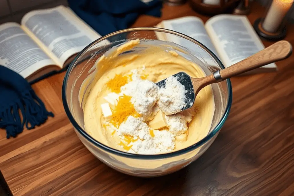 Ravenclaw Lemon Cookies with smooth, light purple lavender glaze, beautifully arranged on a silver platter with a dark blue backdrop and wizarding accents.