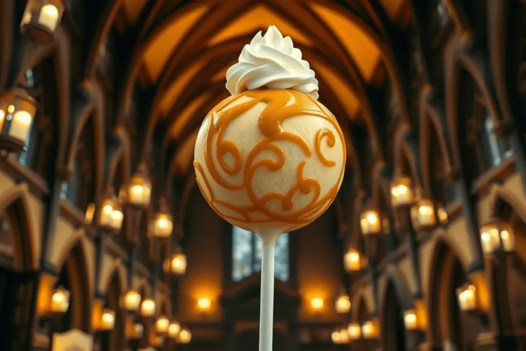 Gryffindor's Butterbeer Cheesecake Pops